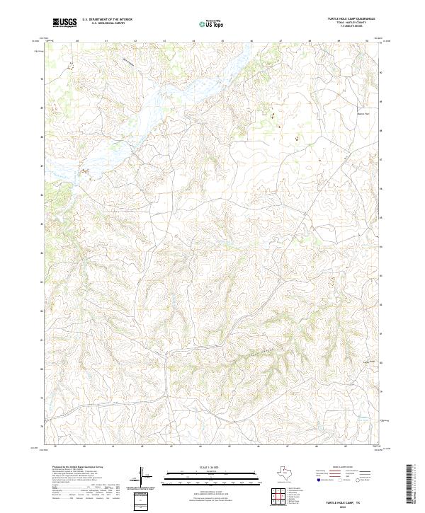 Turtle Hole Camp 2022 topographic map thumbnail