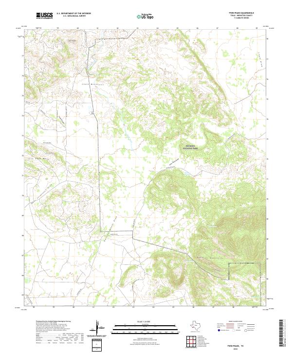 Twin Peaks topographic map thumbnail