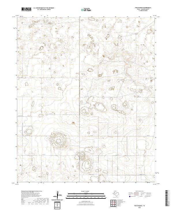 Two B Ranch topographic map thumbnail