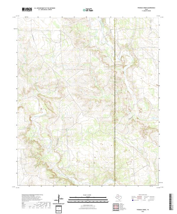 Twomile Creek topographic map thumbnail