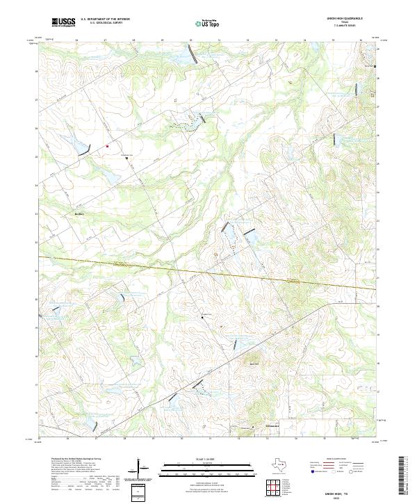 Union High topographic map thumbnail