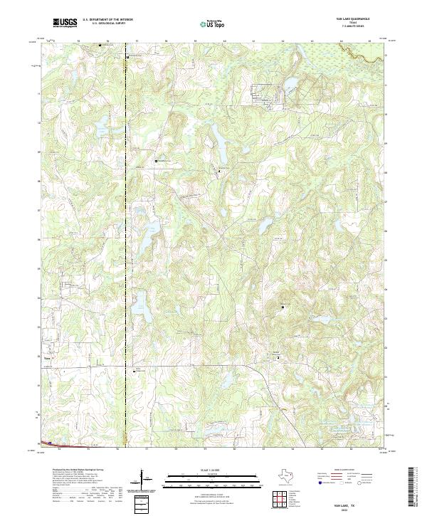 Van Lake 2022 topographic map thumbnail