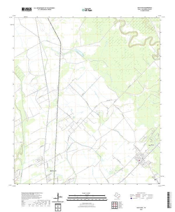 Van Vleck topographic map thumbnail