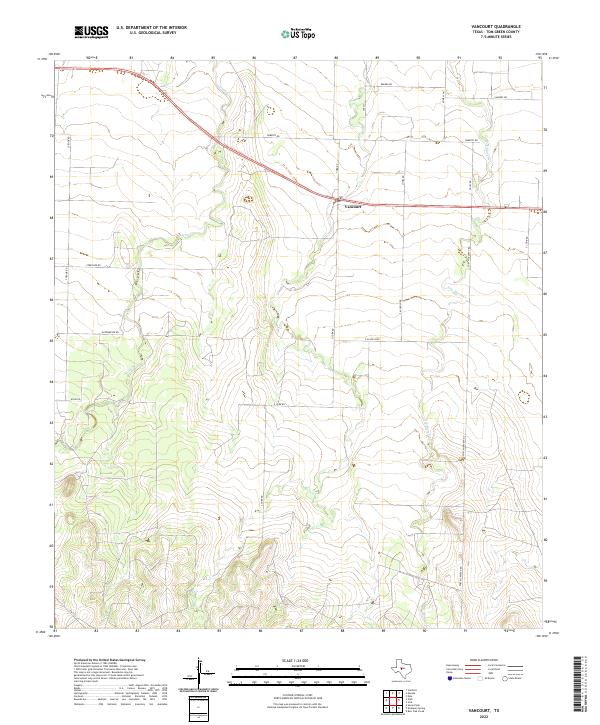 Vancourt 2022 topographic map thumbnail