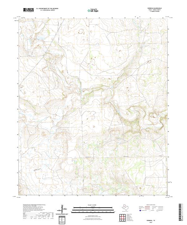 Verbena topographic map thumbnail