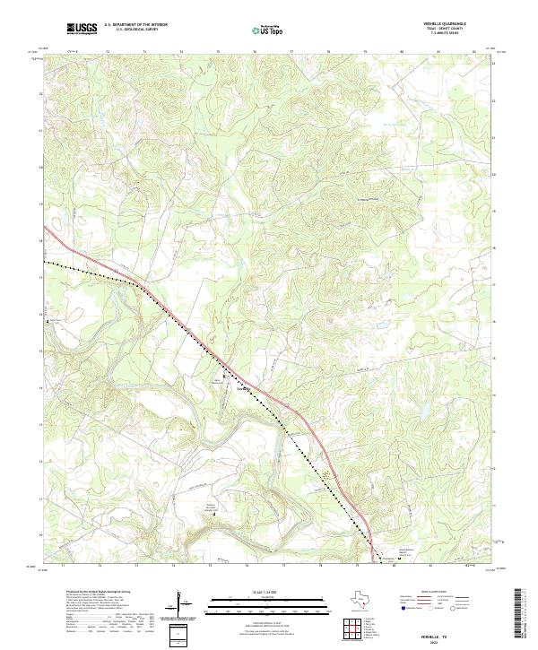 Verhelle topographic map thumbnail