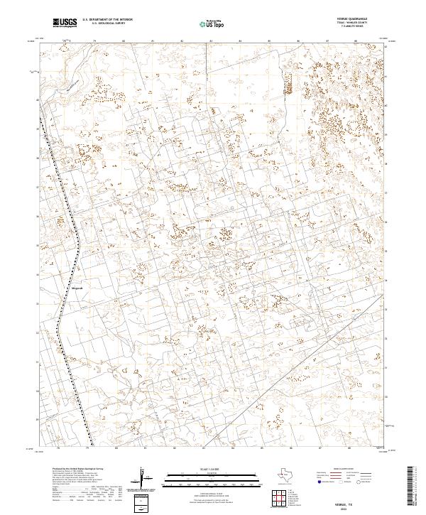 Vesrue 2022 topographic map thumbnail