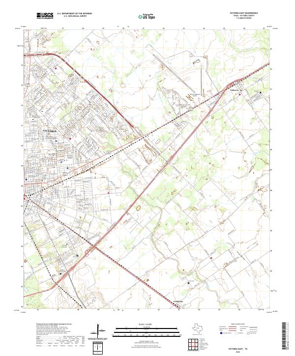 Victoria East topographic map thumbnail