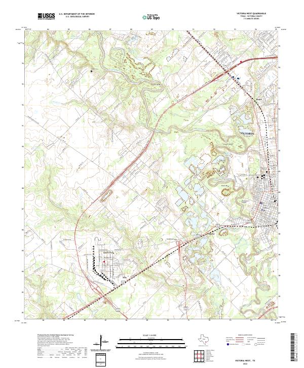 Victoria West topographic map thumbnail