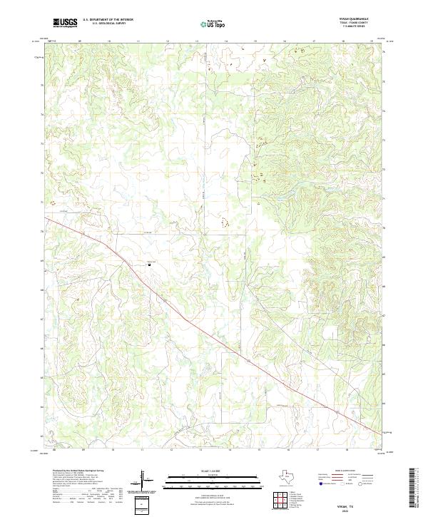 Vivian topographic map thumbnail