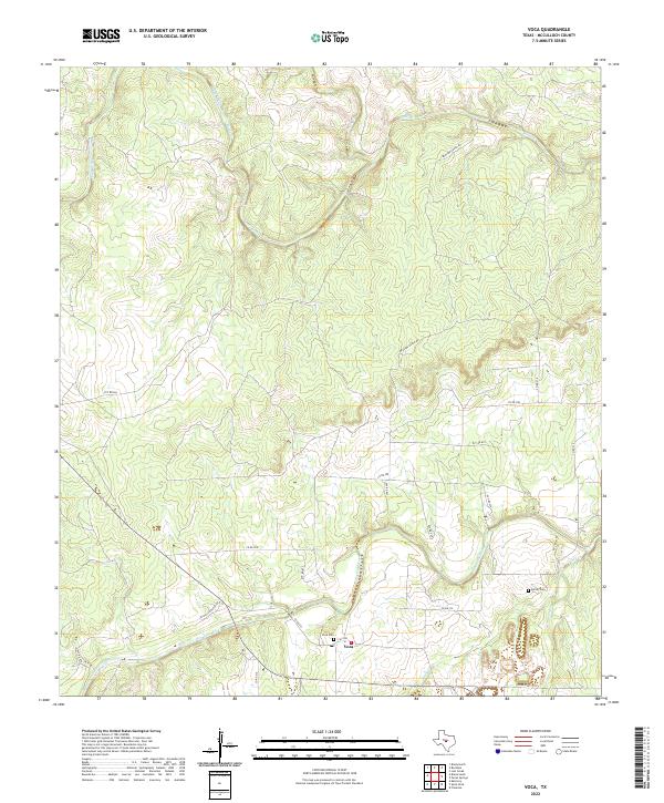 Voca topographic map thumbnail