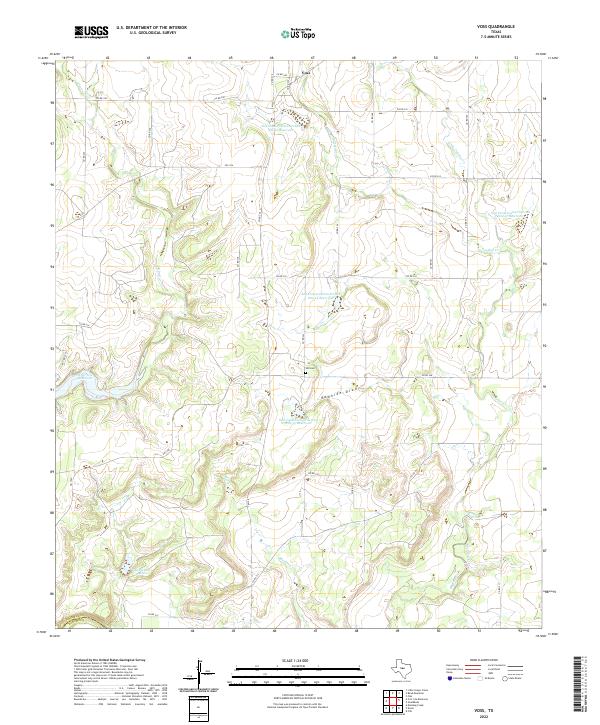 Voss topographic map thumbnail