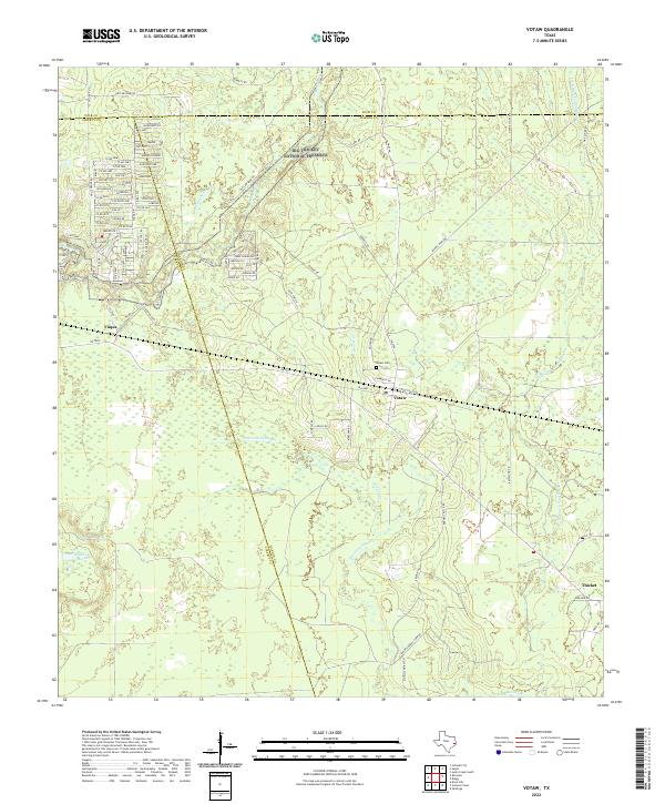 Votaw topographic map thumbnail