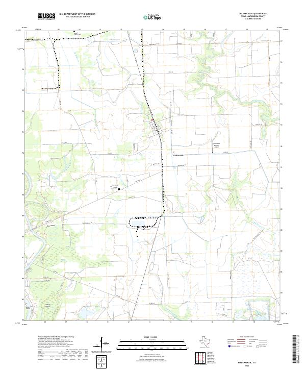 Wadsworth topographic map thumbnail