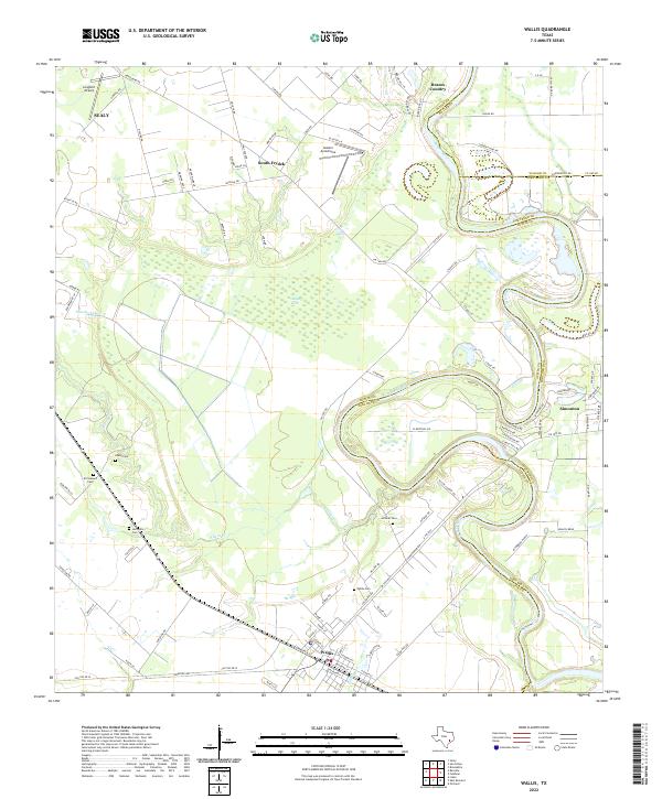 Wallis topographic map thumbnail