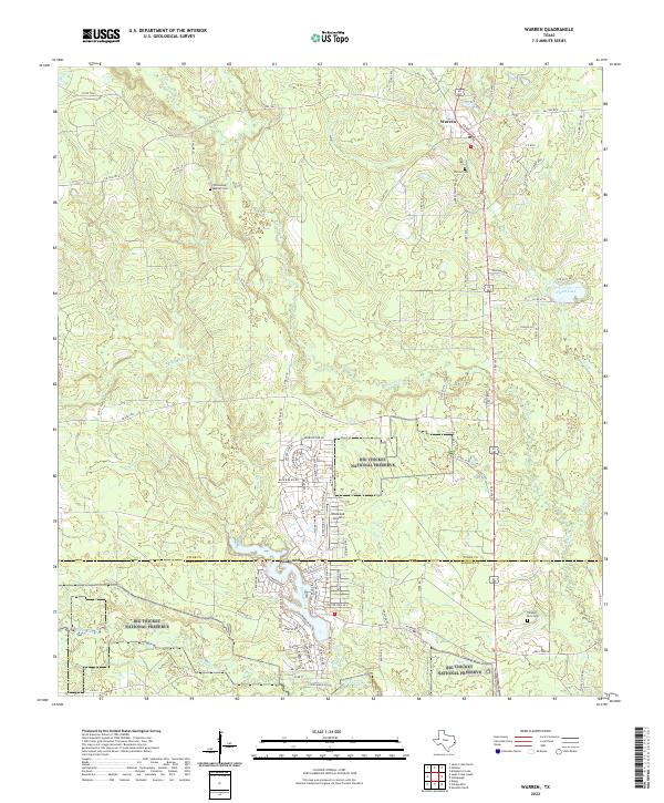 Warren topographic map thumbnail