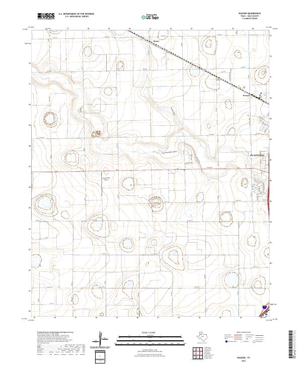 Wasson topographic map thumbnail