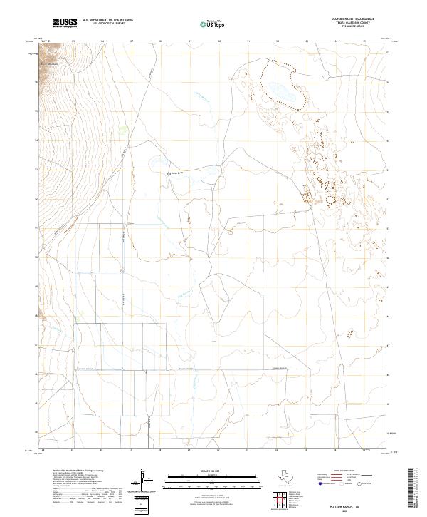 Watson Ranch topographic map thumbnail