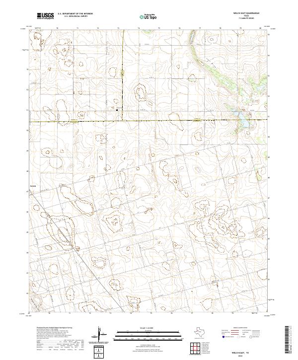 Welch East 2022 topographic map thumbnail