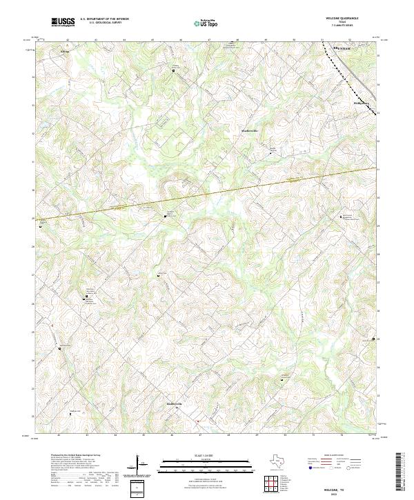 Welcome topographic map thumbnail