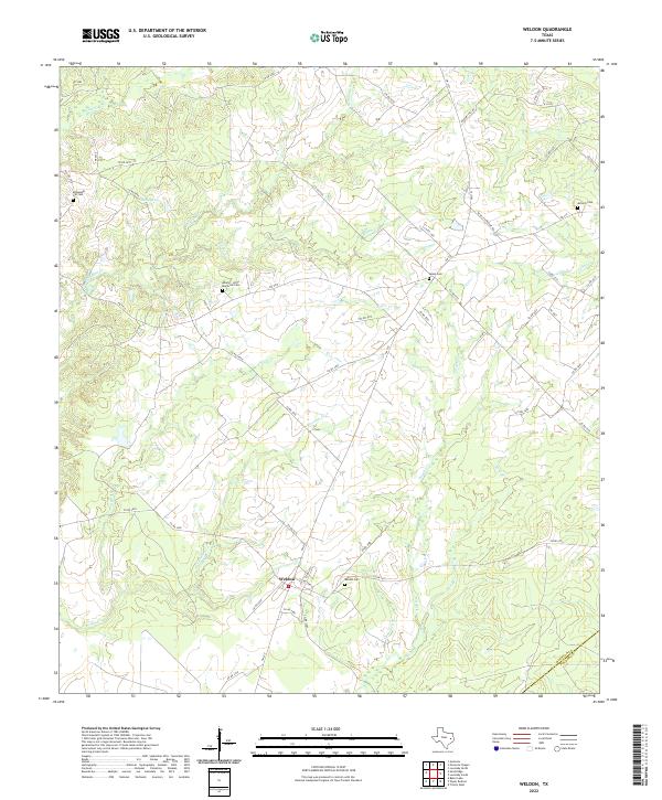 Weldon topographic map thumbnail