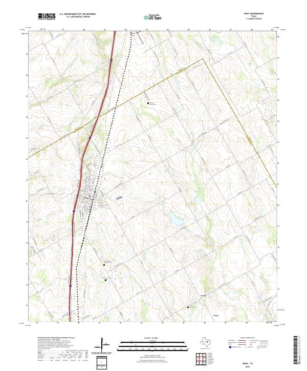 West topographic map thumbnail