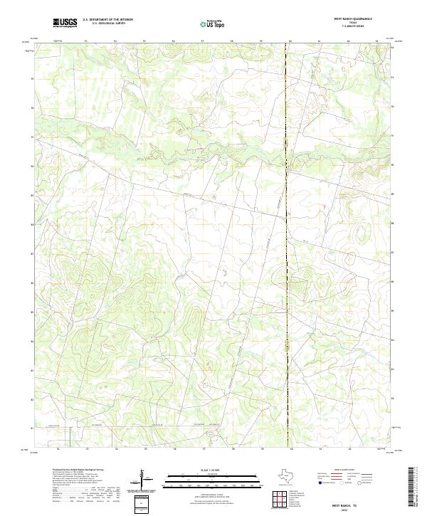 West Ranch topographic map thumbnail