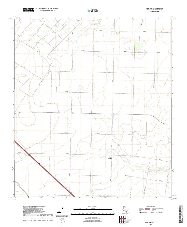 West Sinton 2022 topographic map thumbnail