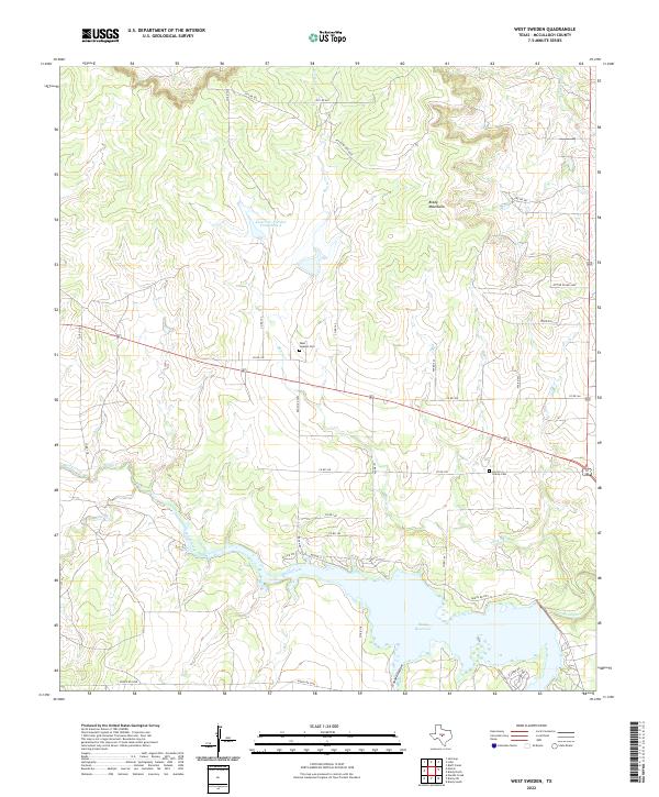 West Sweden topographic map thumbnail