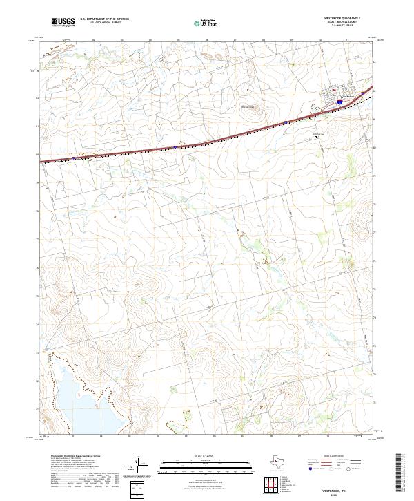 Westbrook topographic map thumbnail