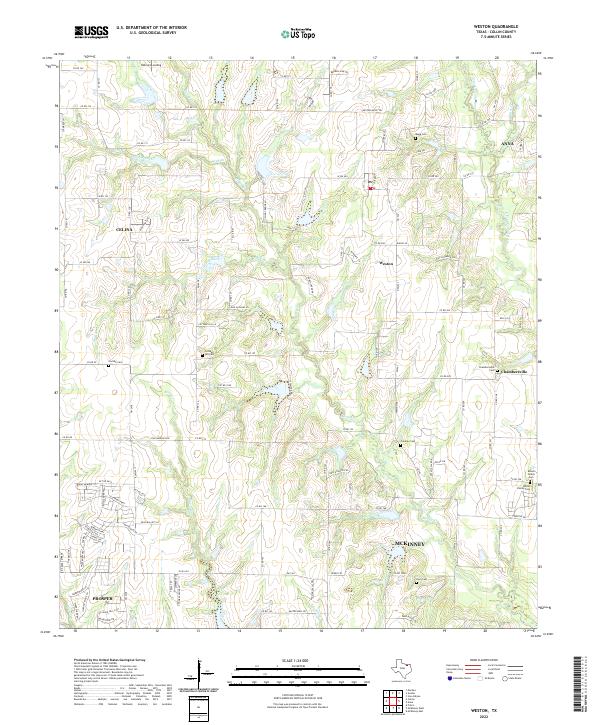 Weston topographic map thumbnail