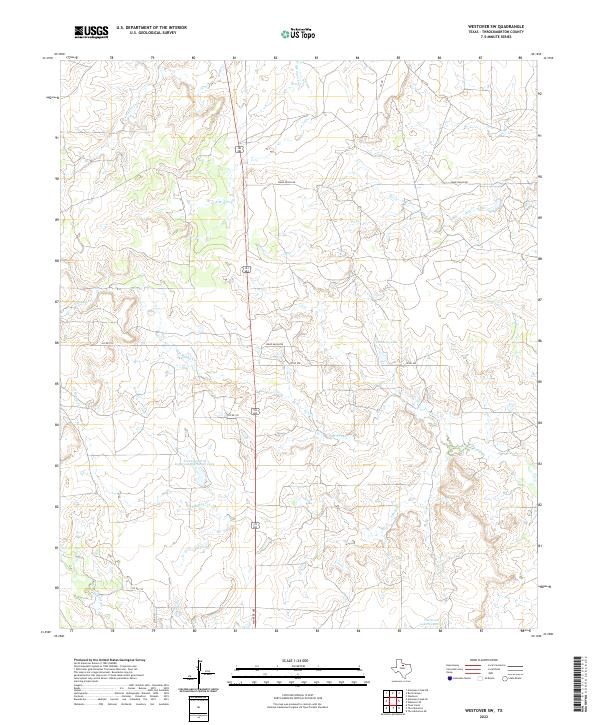 Westover SW topographic map thumbnail