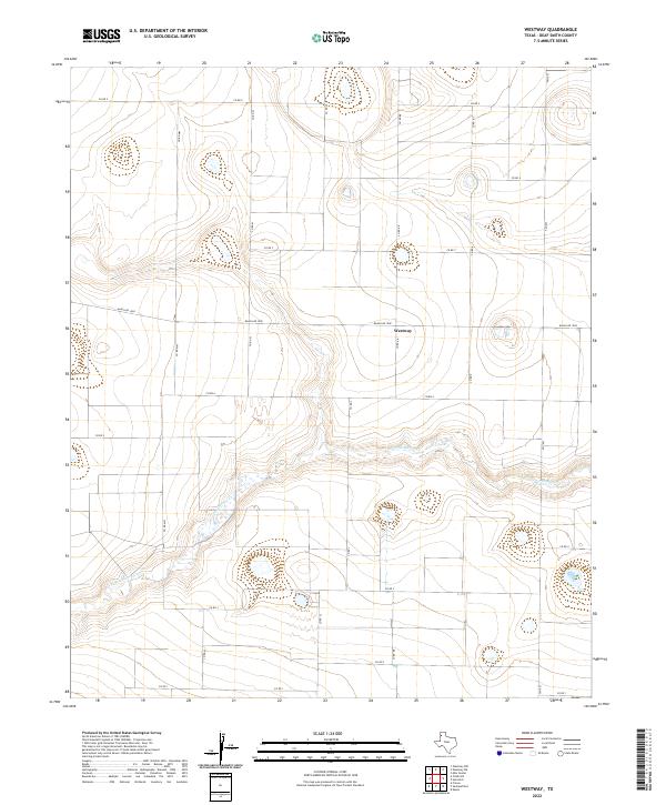 Westway topographic map thumbnail