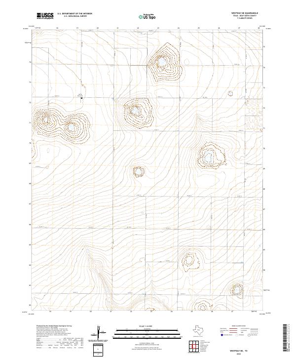 Westway NE topographic map thumbnail