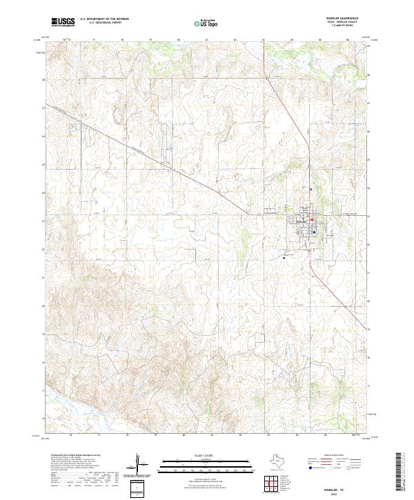 Wheeler topographic map thumbnail