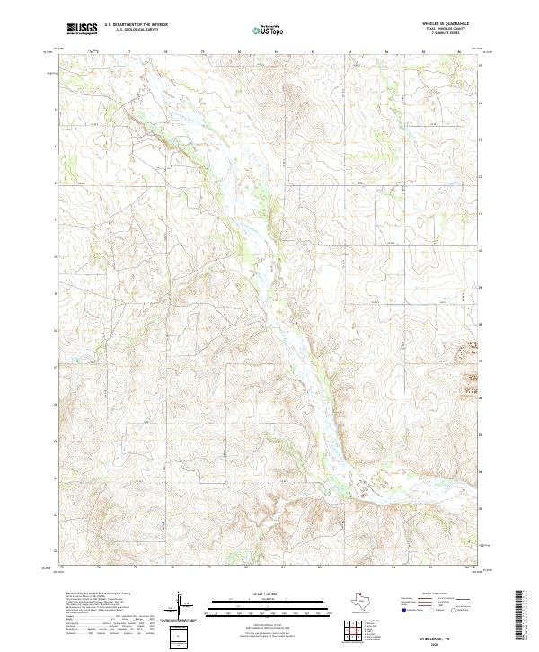 Wheeler SE topographic map thumbnail