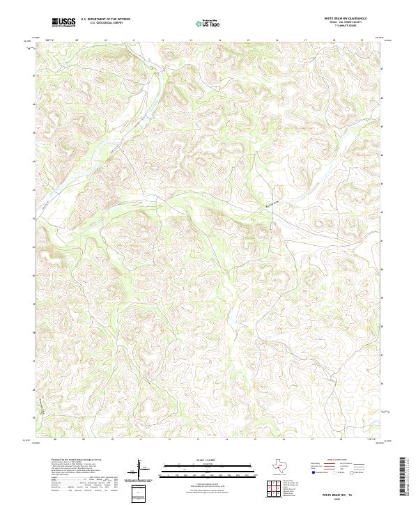 White Draw NW topographic map thumbnail