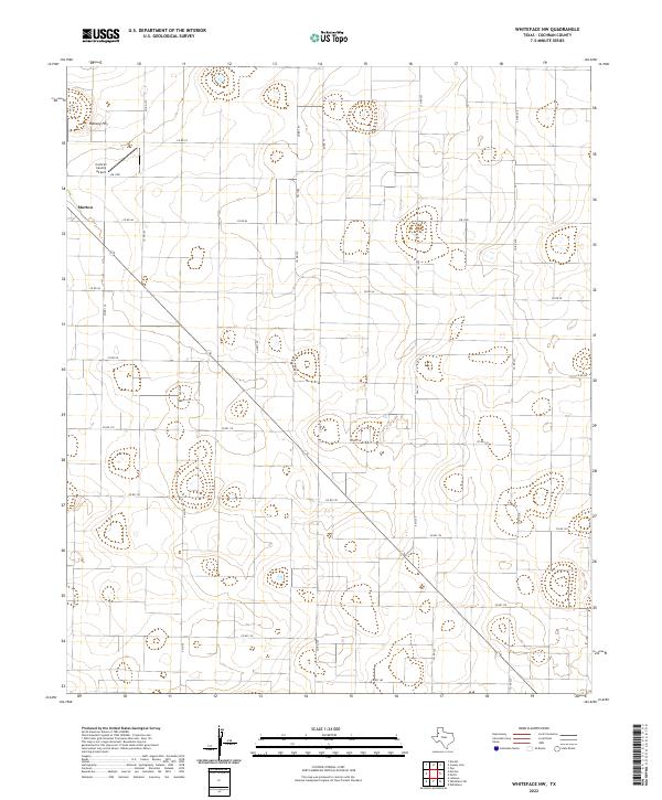 Whiteface NW topographic map thumbnail