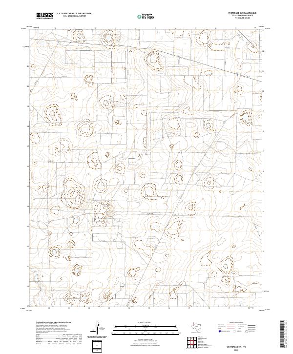 Whiteface SW topographic map thumbnail