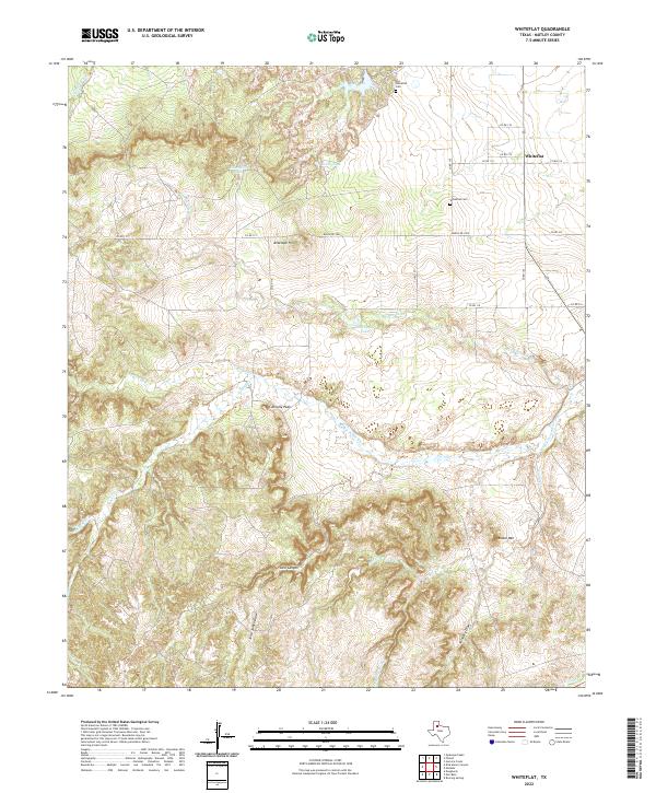 Whiteflat topographic map thumbnail
