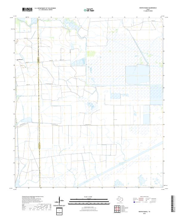 Whites Ranch topographic map thumbnail