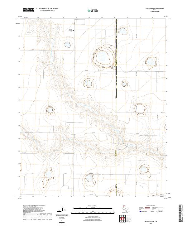 Wildorado SW topographic map thumbnail