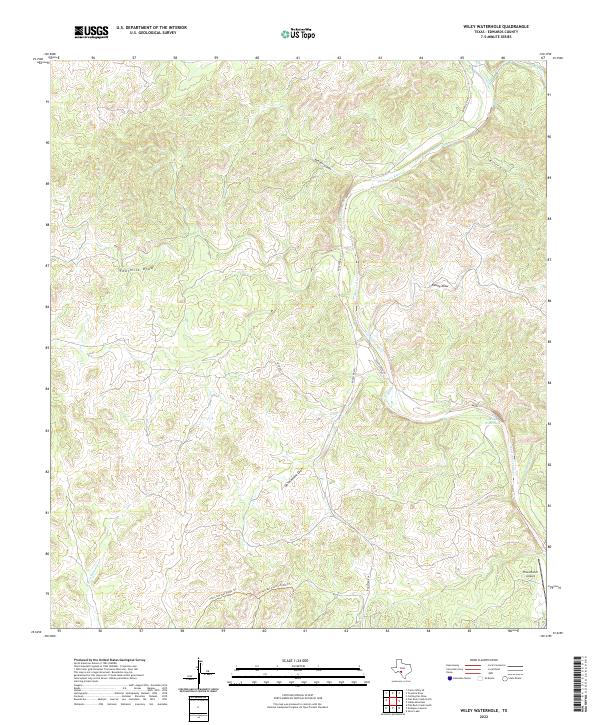 Wiley Waterhole topographic map thumbnail
