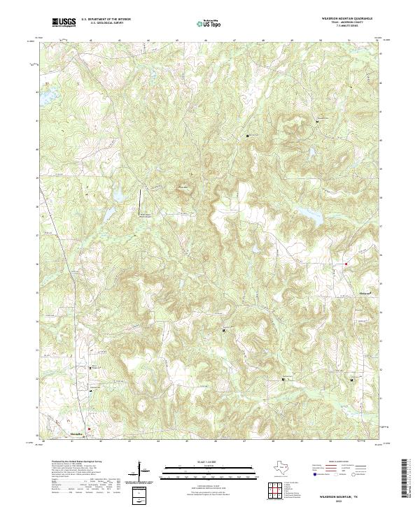 Wilkerson Mountain topographic map thumbnail