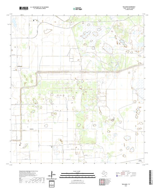 Willamar topographic map thumbnail