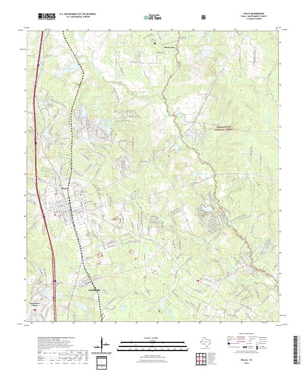 Willis topographic map thumbnail