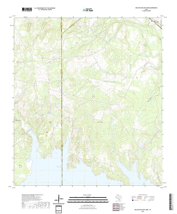 Willow Hollow Tank topographic map thumbnail