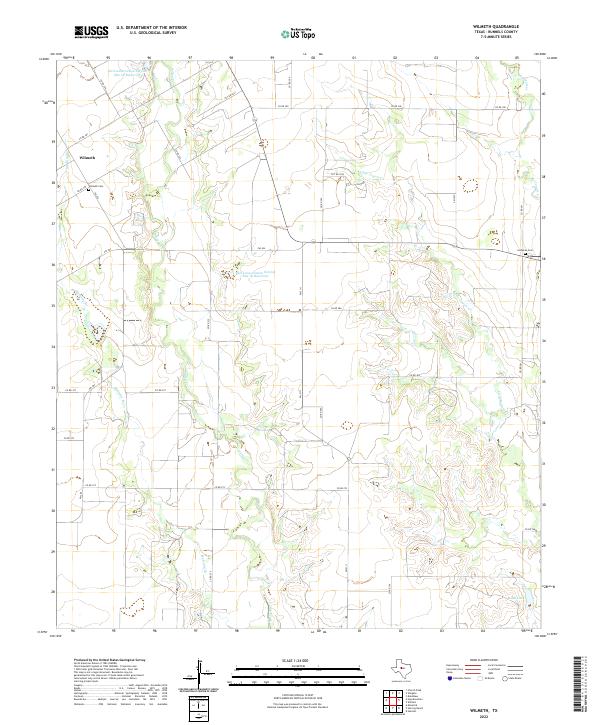 Wilmeth topographic map thumbnail
