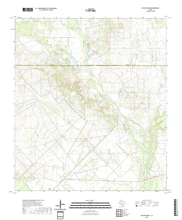 Wilson Ranch topographic map thumbnail