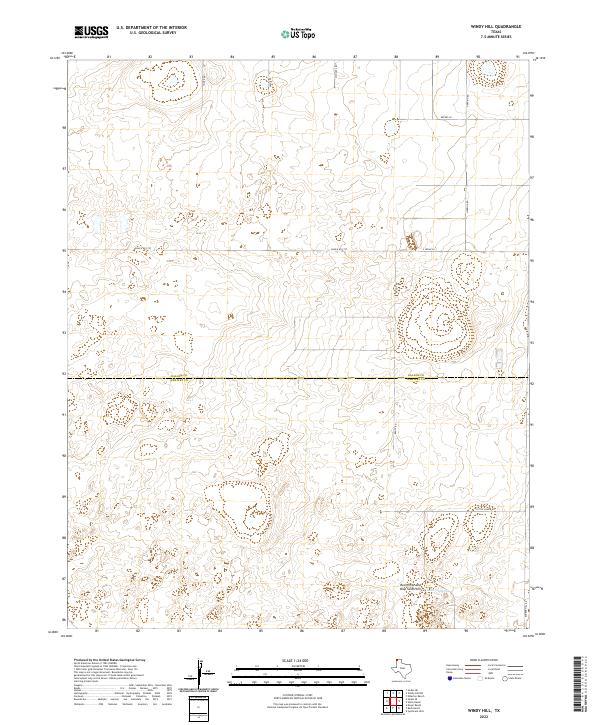Windy Hill topographic map thumbnail